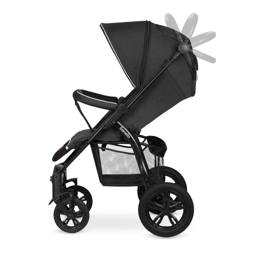 Lionelo - Sport-Kinderwagen ANNET TOUR, Schwarz