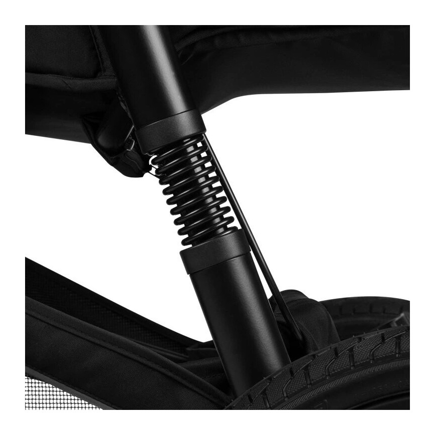 Lionelo - Sport-Kinderwagen AZURA, schwarz