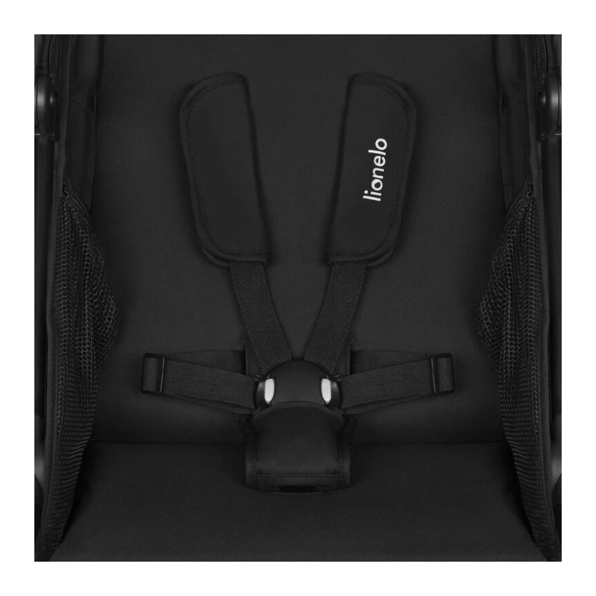 Lionelo - Sport-Kinderwagen AZURA, schwarz