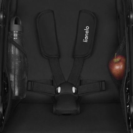 Lionelo - Sport-Kinderwagen AZURA, schwarz