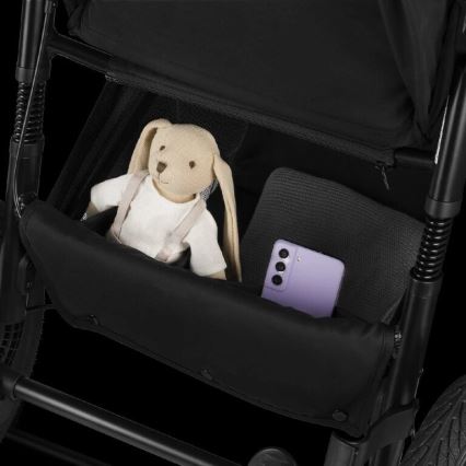 Lionelo - Sport-Kinderwagen AZURA, schwarz