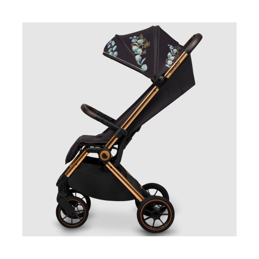Lionelo - Sport-Kinderwagen CLOE schwarz/blau/gold