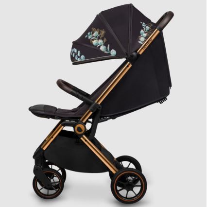 Lionelo - Sport-Kinderwagen CLOE schwarz/blau/gold