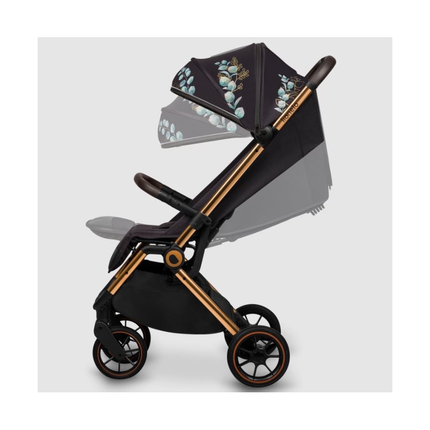 Lionelo - Sport-Kinderwagen CLOE schwarz/blau/gold