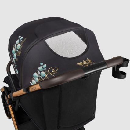 Lionelo - Sport-Kinderwagen CLOE schwarz/blau/gold