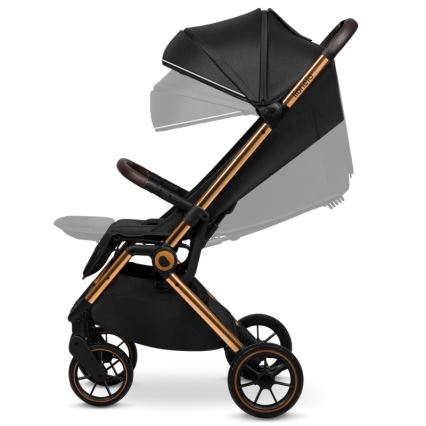 Lionelo - Sport-Kinderwagen CLOE schwarz/gold