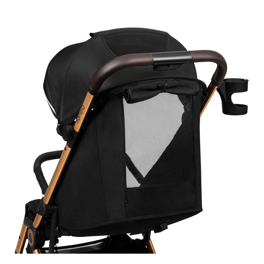 Lionelo - Sport-Kinderwagen CLOE schwarz/gold