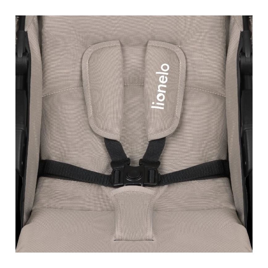 Lionelo - Sport-Kinderwagen EMMA PLUS beige/schwarz