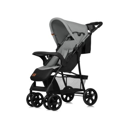 Lionelo - Sport-Kinderwagen EMMA PLUS grau/schwarz