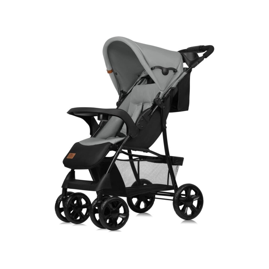 Lionelo - Sport-Kinderwagen EMMA PLUS grau/schwarz