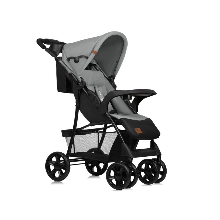 Lionelo - Sport-Kinderwagen EMMA PLUS grau/schwarz