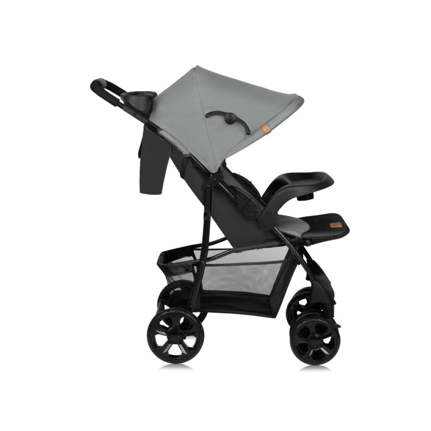 Lionelo - Sport-Kinderwagen EMMA PLUS grau/schwarz