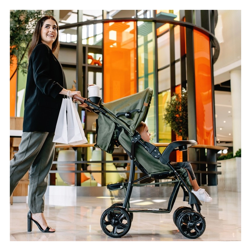 Lionelo - Sport-Kinderwagen EMMA PLUS grün