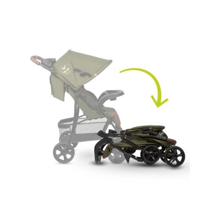 Lionelo - Sport-Kinderwagen EMMA PLUS grün
