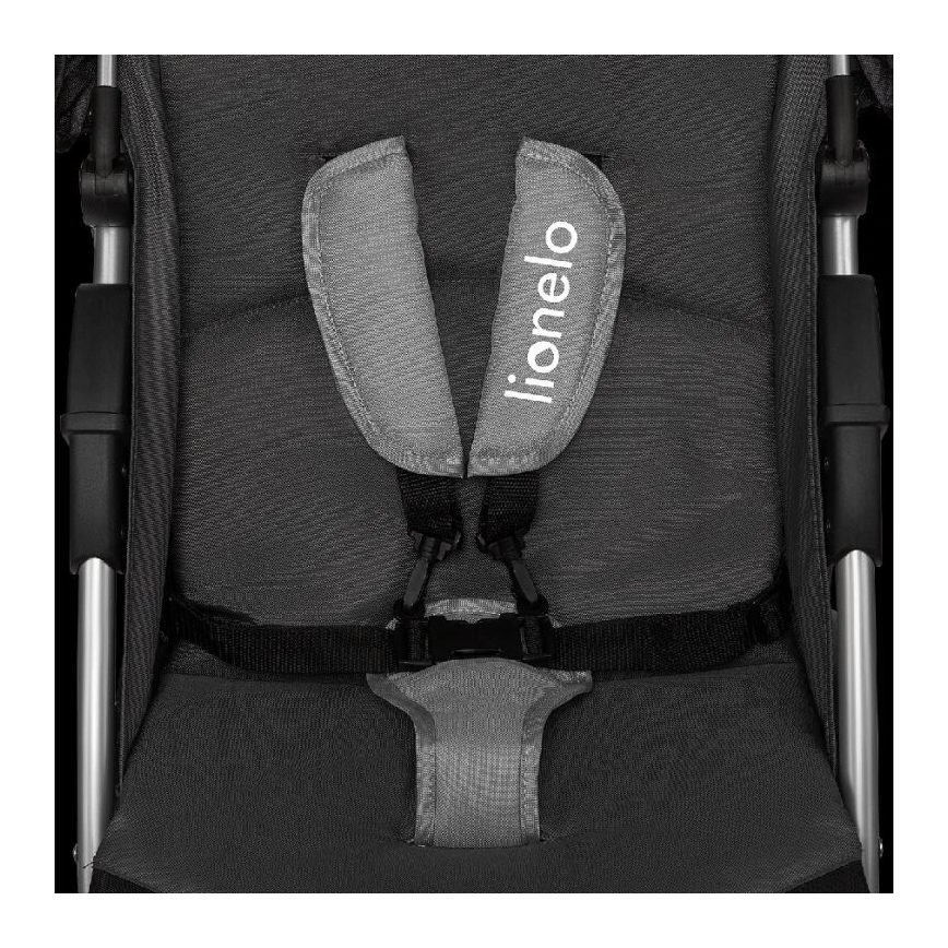 Lionelo - Sport-Kinderwagen EMMA PLUS schwarz