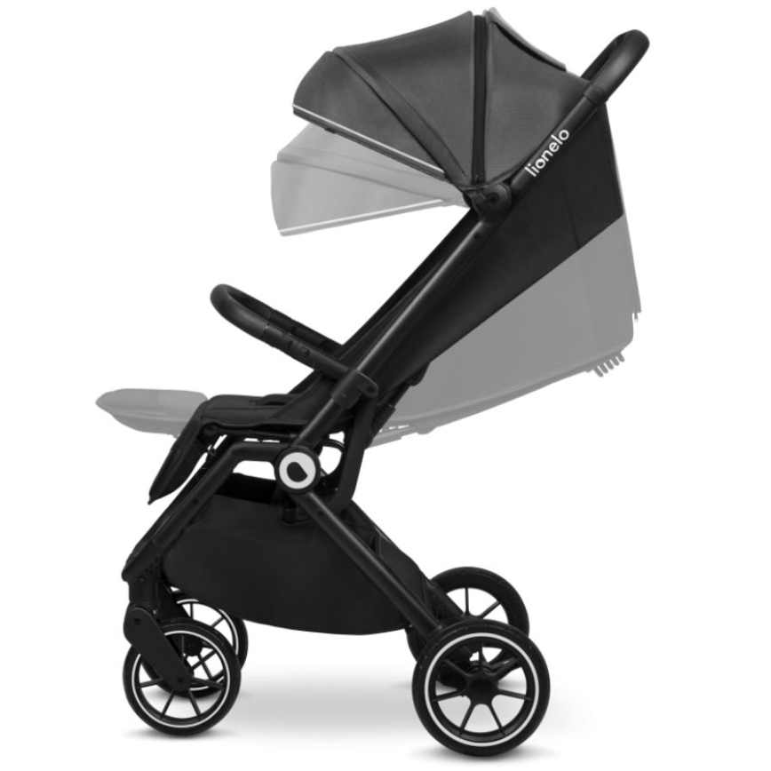 Lionelo - Sportkinderwagen CLOE schwarz/grau