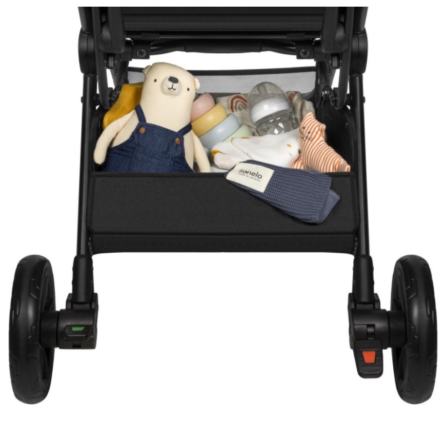 Lionelo - Sportkinderwagen CLOE schwarz/grau