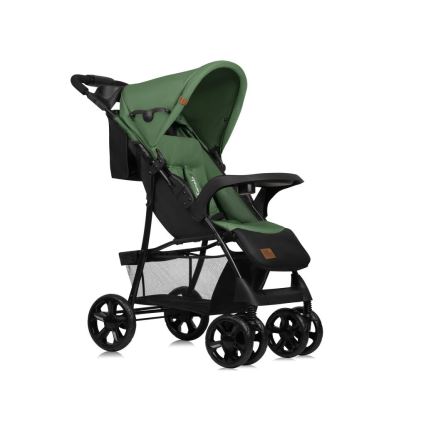 Lionelo - Sportkinderwagen EMMA PLUS grün/schwarz