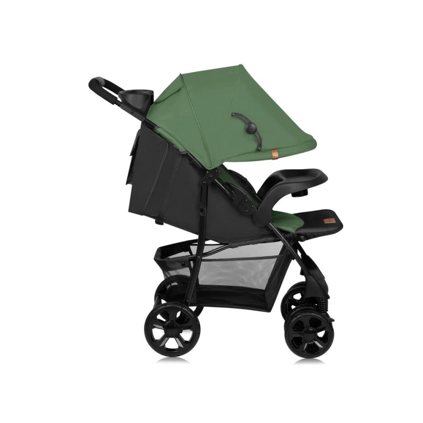Lionelo - Sportkinderwagen EMMA PLUS grün/schwarz