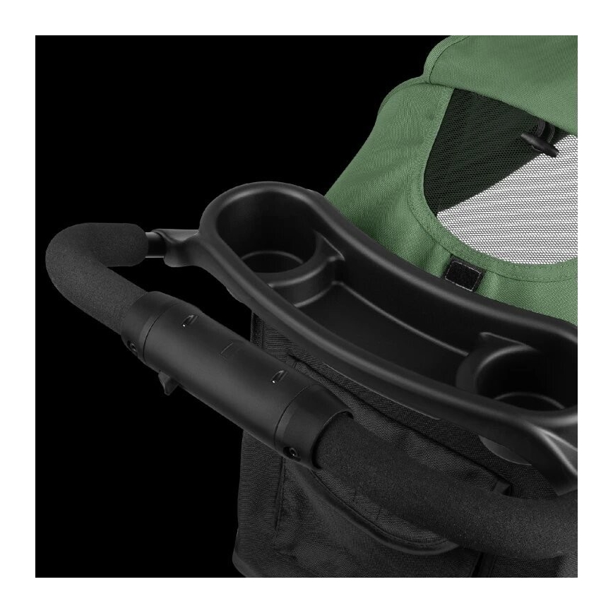 Lionelo - Sportkinderwagen EMMA PLUS grün/schwarz