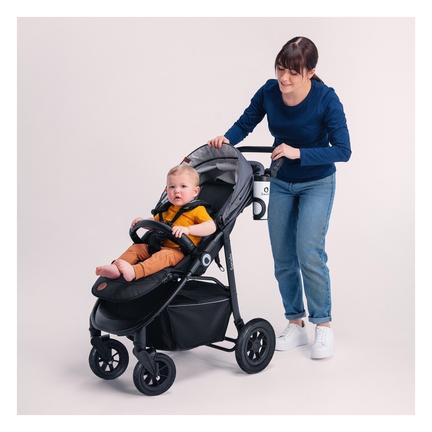 Lionelo - Sportkinderwagen NATT Grey Stone