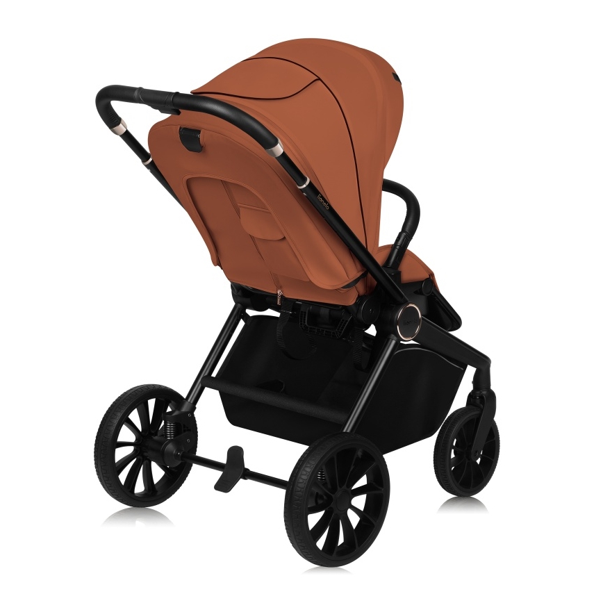 Lionelo - Sportlicher Kinderwagen MIKA PLUS, Rostbraun