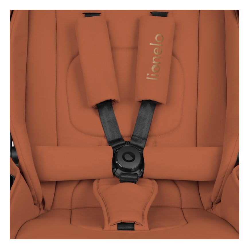 Lionelo - Sportlicher Kinderwagen MIKA PLUS, Rostbraun