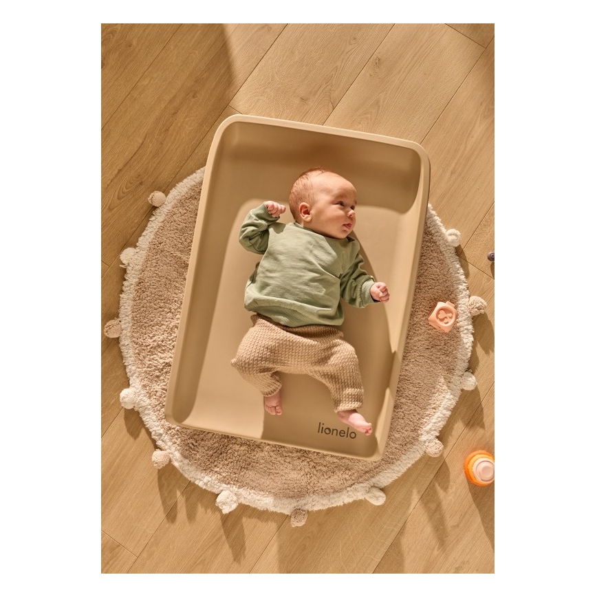 Lionelo - Wickelauflage MEGS 49x70 cm Beige Sand