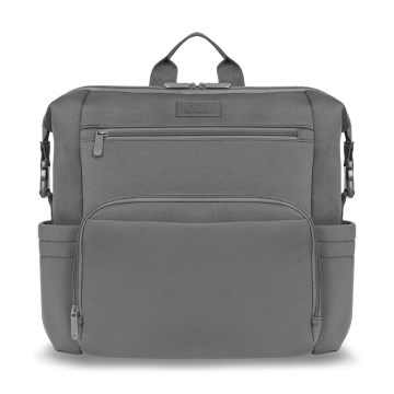 Lionelo - Wickeltasche für den Kinderwagen CUBE Grau Stein