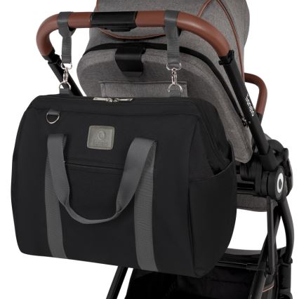 Lionelo - Wickeltasche für den Kinderwagen IDA Black Onyx