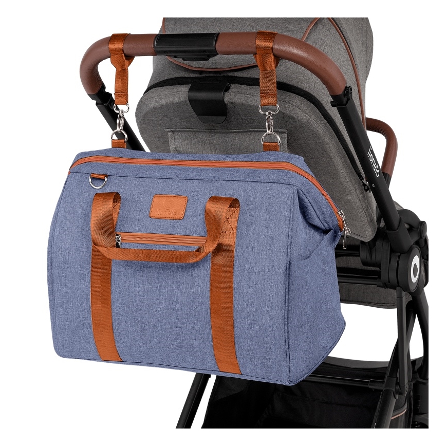 Lionelo - Wickeltasche für den Kinderwagen IDA Blue Denim