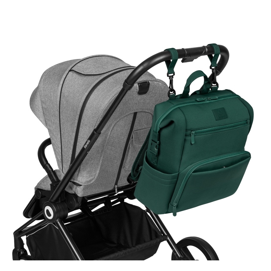 Lionelo - Wickeltasche für Kinderwagen CUBE Green Forest