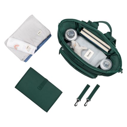 Lionelo - Wickeltasche für Kinderwagen CUBE Green Forest