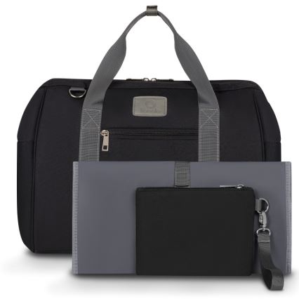 Lionelo - Wickeltasche für Kinderwagen IDA Black Onyx