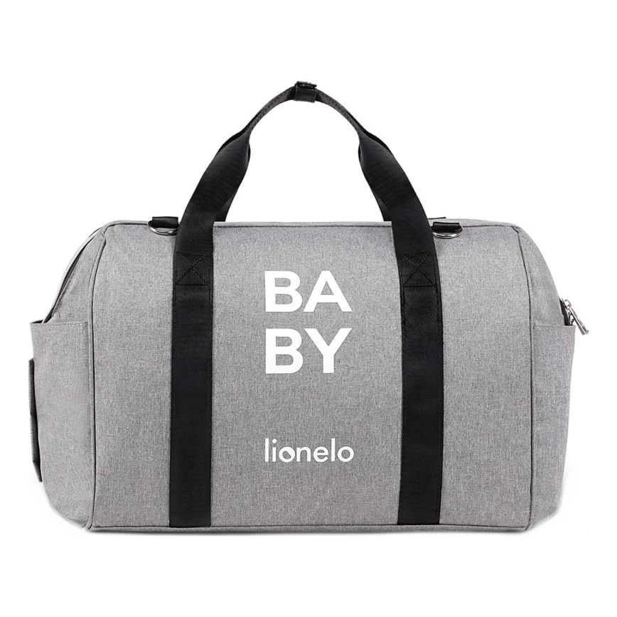Lionelo - Wickeltasche für Kinderwagen IDA Grey Concrete