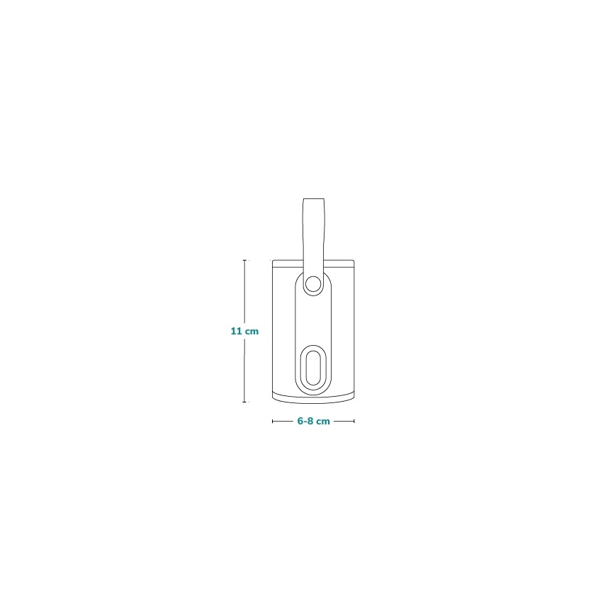 Lionelo - Wiederaufladbarer Flaschenwärmer THERMUP GO 18W/5V Grau/Silber
