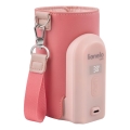 Lionelo - Wiederaufladbarer Flaschenwärmer THERMUP GO EVO 18W/5V, rosa