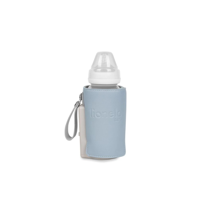 Lionelo - Wiederaufladbarer Flaschenwärmer THERMUP GO PLUS 10W/5V blau/grau