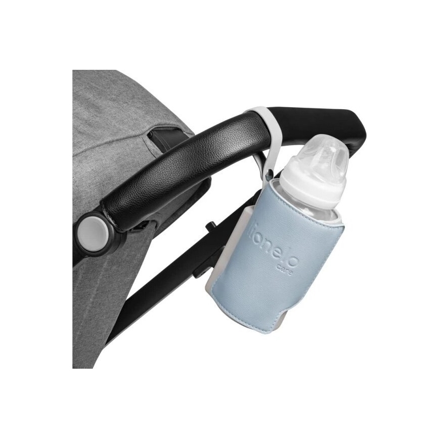 Lionelo - Wiederaufladbarer Flaschenwärmer THERMUP GO PLUS 10W/5V blau/grau