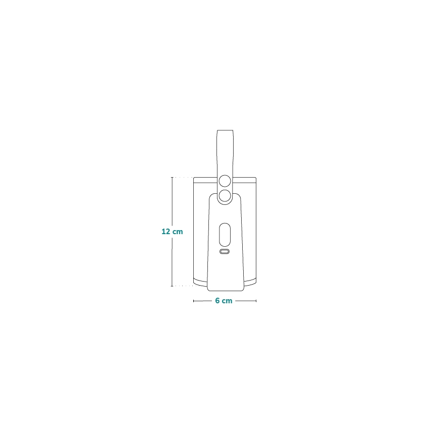 Lionelo - Wiederaufladbarer Flaschenwärmer THERMUP GO PLUS 10W/5V blau/grau