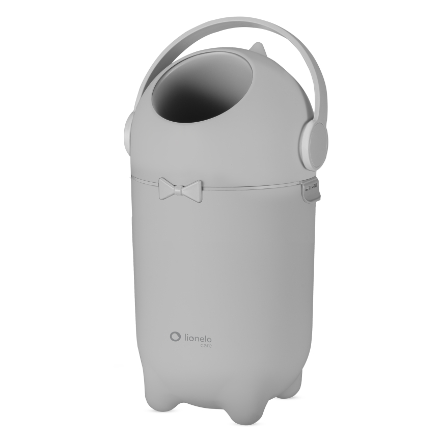Lionelo - Windeleimer PUREBIN 10 l Grau