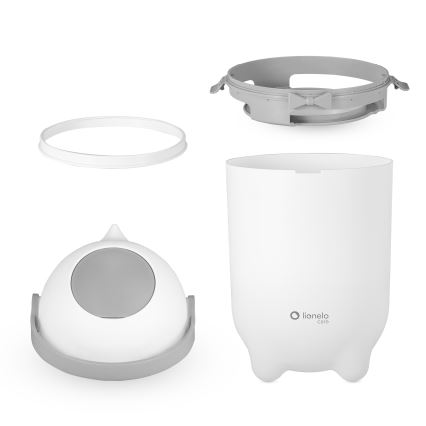 Lionelo - Windeleimer PUREBIN, 10 l, Weiß