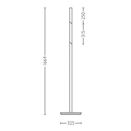 Lirio 42251/35/LI - Stehlampe NICK-KNACK 2xLED/7,5W blau