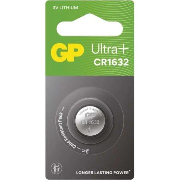 Lithium Knopfbatterie CR1632 GP LITHIUM 3V/140 mAh