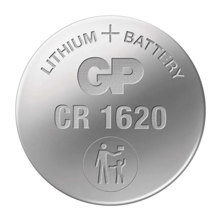 Lithium Knopfzelle CR1620 GP LITHIUM 3V/75 mAh