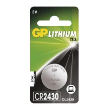 Lithium Knopfzelle CR2430 GP LITHIUM 3V/300 mAh