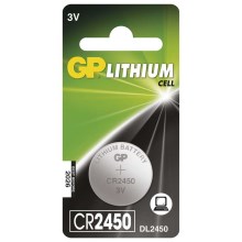 Lithium Knopfzelle CR2450 GP LITHIUM 3V/600 mAh
