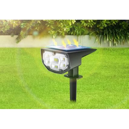 Litom - SET 2x dimmbare LED-Solarleuchte 2in1 LED/3,7V IP68