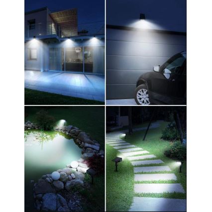 Litom - SET 2x LED Solarleuchte mit Sensor 2in1 LED/3,7V IP67