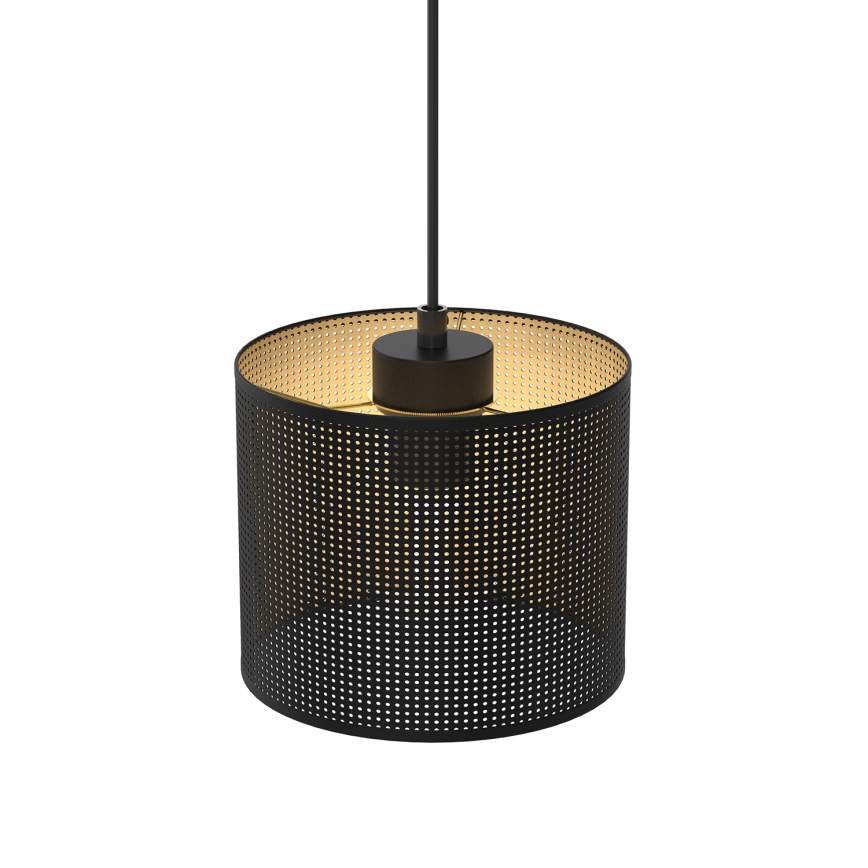 Deckenleuchte an Kabel LOFT SHADE 1xE27/60W/230V Ø 18 cm schwarz/gold